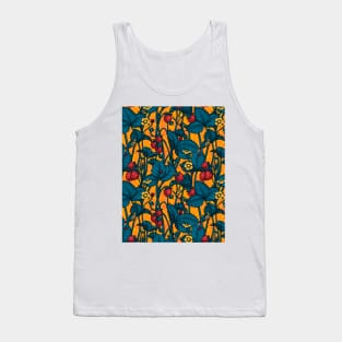 Wild strawberries, red and blue Tank Top